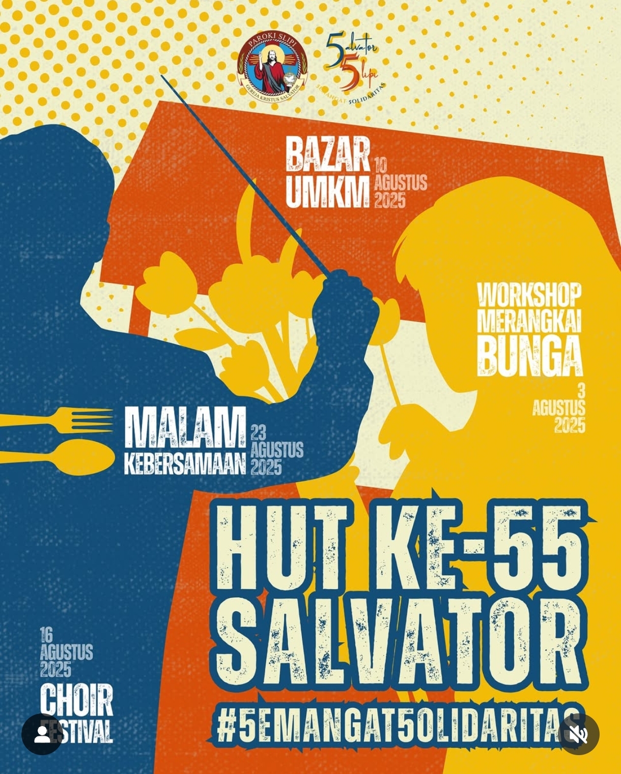 HUT 55 Tahun Gereja Kristus Salvator Slipi